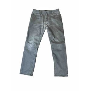 PrAna Men’s Slim Fit Gray Denim Jeans Organic‎ Cotton Stretch Pants 34x32 Actual